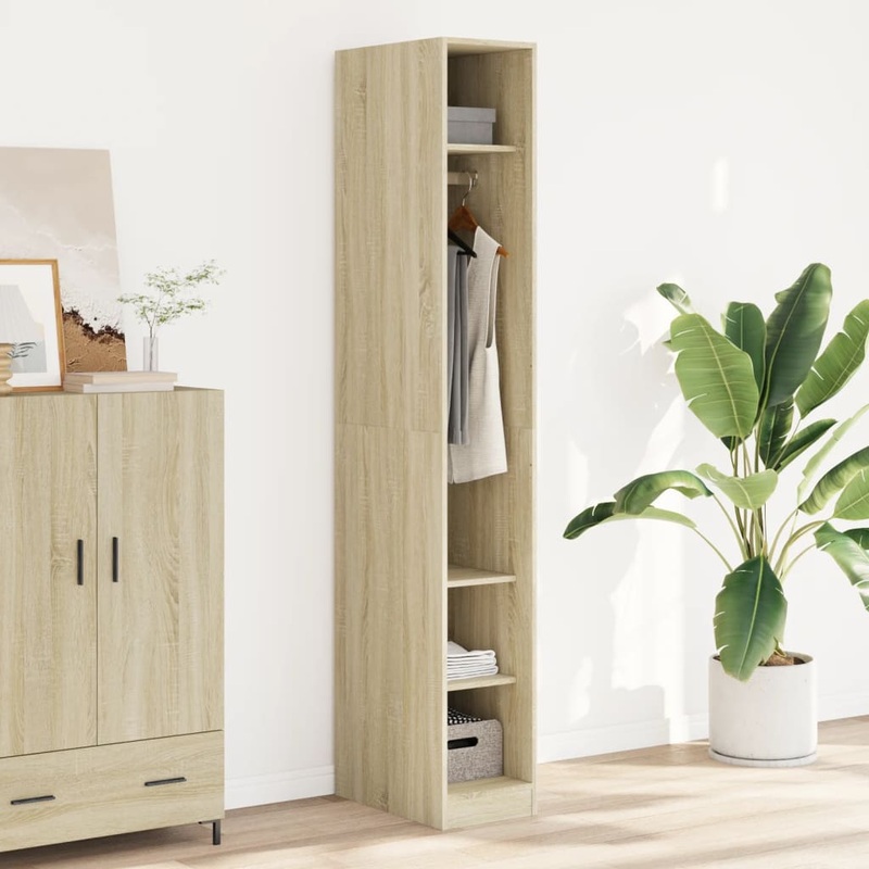 Garde-robe chne sonoma 30x50x200 cm bois d'ingnierie