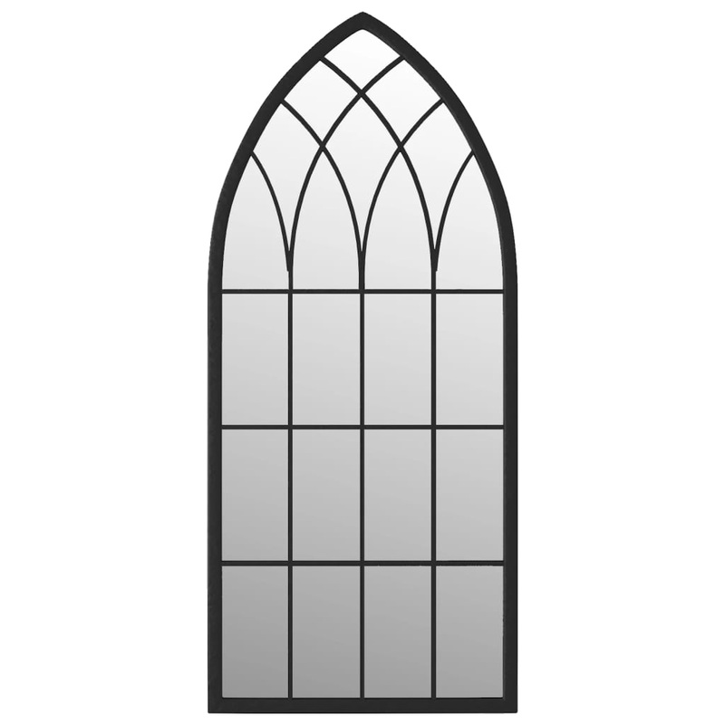 Miroir Noir 70x30 cm Fer pour utilisation  l'intrieur