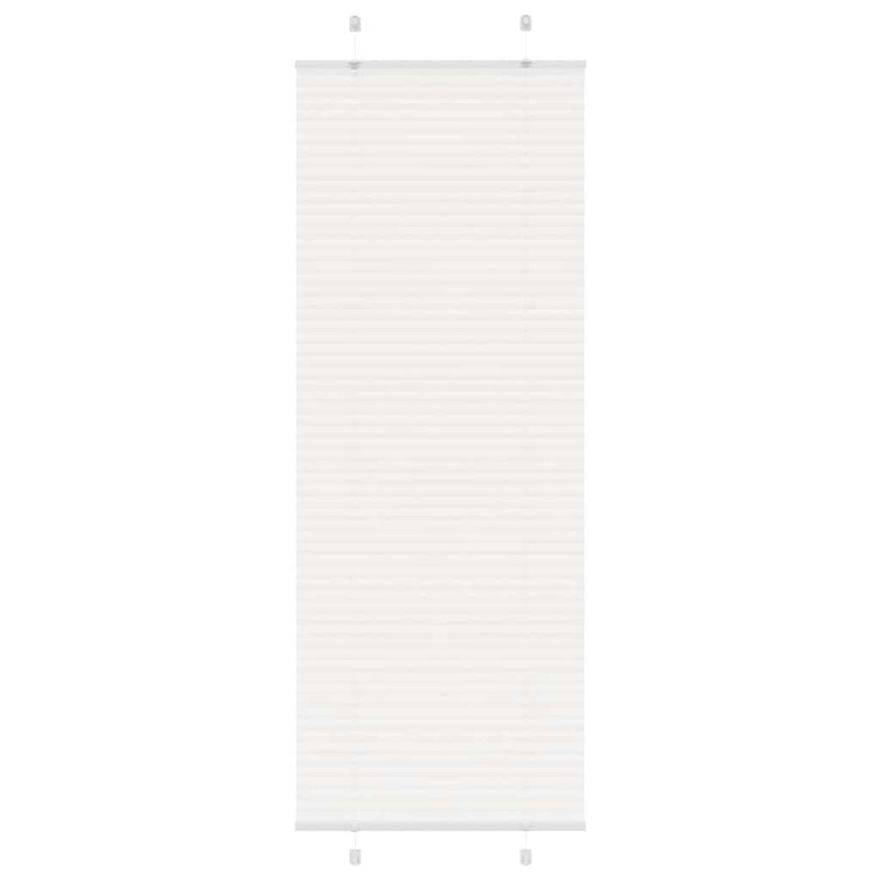 Store pliss blanc 70x200 cm largeur du tissu 69,4 cm polyester