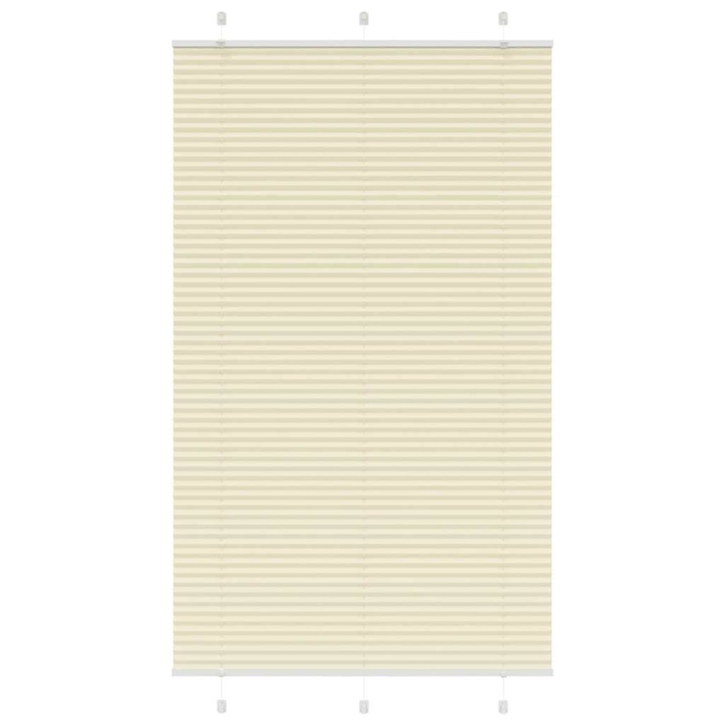 Store pliss crme 110x200cm largeur du tissu 109,4cm polyester