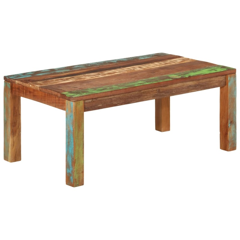 Table basse 110x55x40 cm bois de rcupration massif