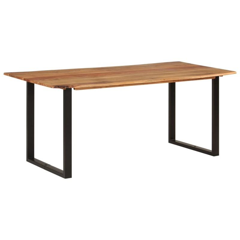 Table de salle  manger 180x90x76 cm Bois d'acacia massif