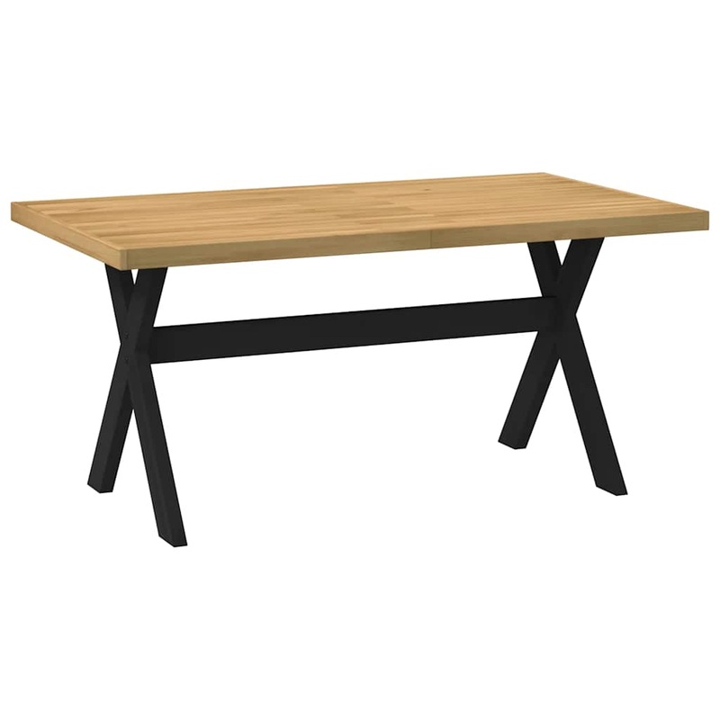 Table  manger NOAIN pieds en forme de X 160x90x75cm massif pin