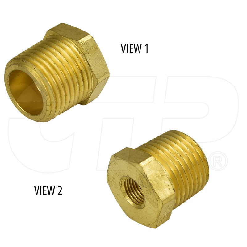 2H5547 Adapter (Brass) Fits Caterpillar Models