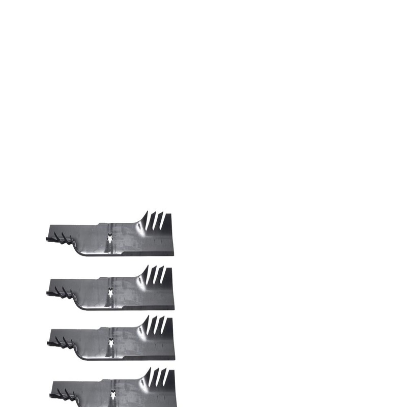 (4) Toothed Mulching Mower Blades fits Ariens 42" Decks Replaces 21546095