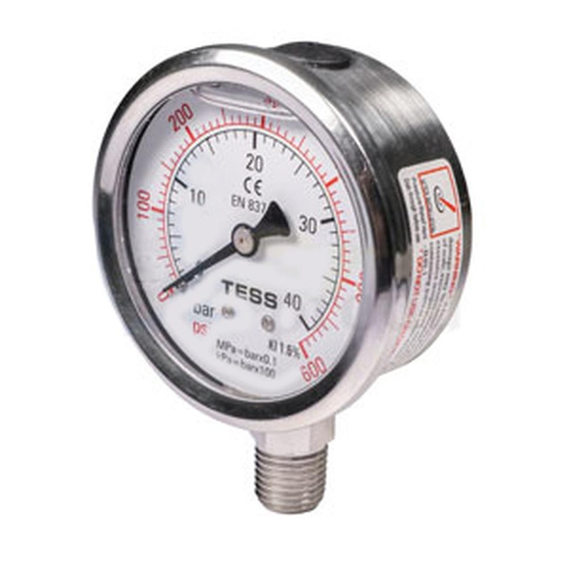 A-GG600-AI Gauge, 600 Lb.; Glycerin Filled