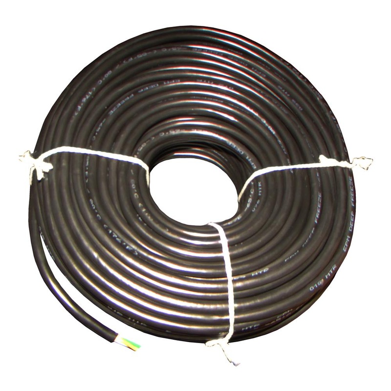 5 ft. Roll Trailer Light Wiring 14-4 14 Gauge 4 Wire Jacketed Black Flexible