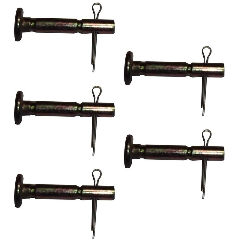 (5) New Aftermarket Replacement 1-5/8" x 1/4" Shear Pins w/ Cotter Pins