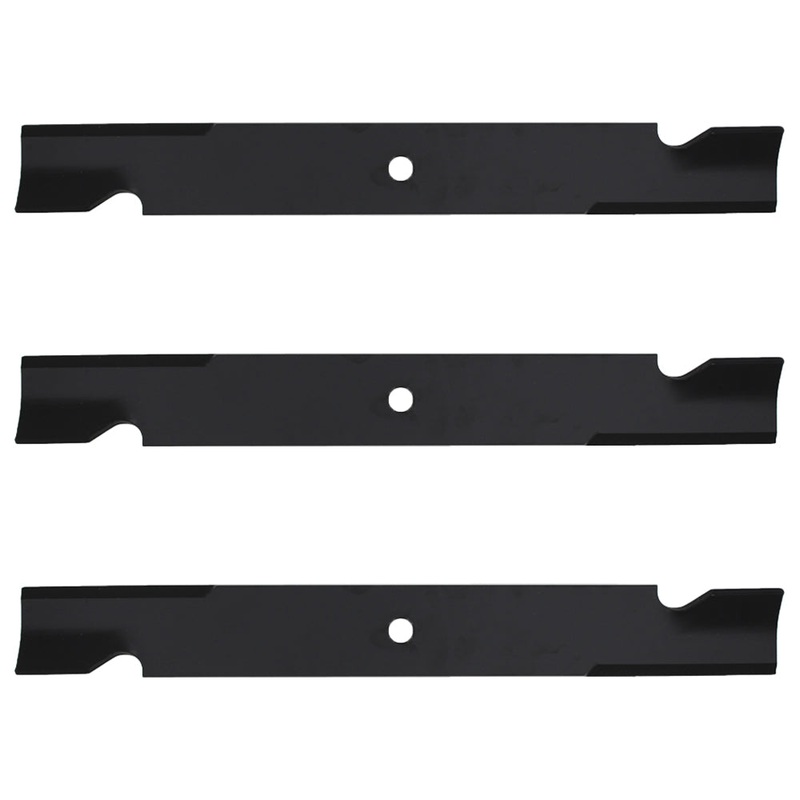 Set of 3 20 1/2" x 5/8" High Lift Mower Blades Dixie Chopper 30227-60