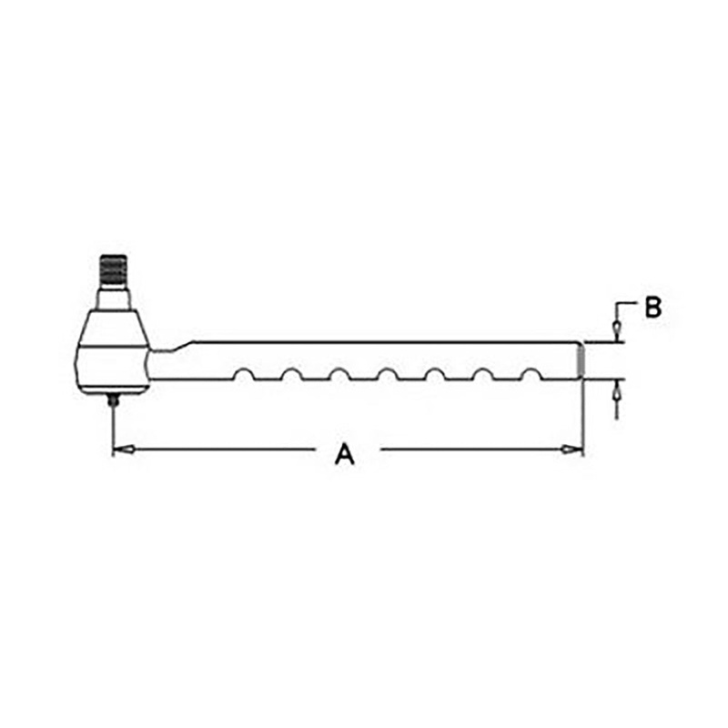 Tie Rod Assembly Fits Massey Ferguson 1155 1105 1135 1100 1130 1150 1026382M93