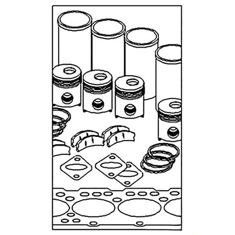 IK143 In Frame Engine Overhaul Kit Fits Ford 800 900 Series Gas 172 CID 1955-57
