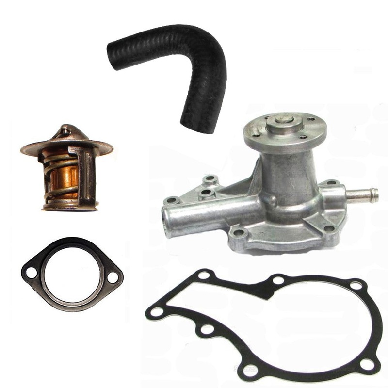 New Water Pump with Return Hose & Thermostat Fits Kubota Z482