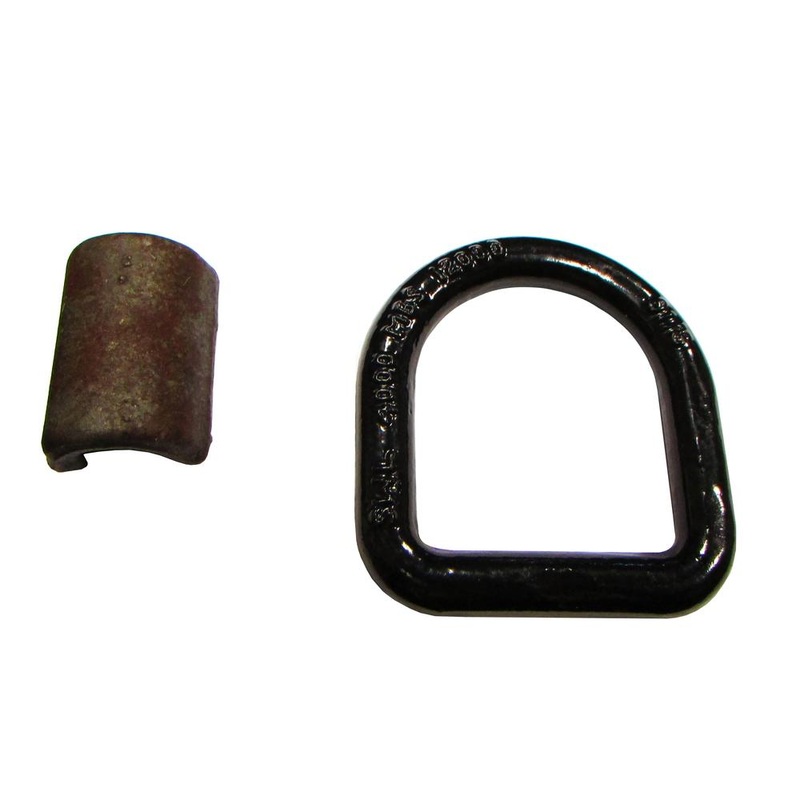 D-Ring, 1/2" Weld-on (Black Ring) Fits Universal Products Replaces DR050-Z-BLK