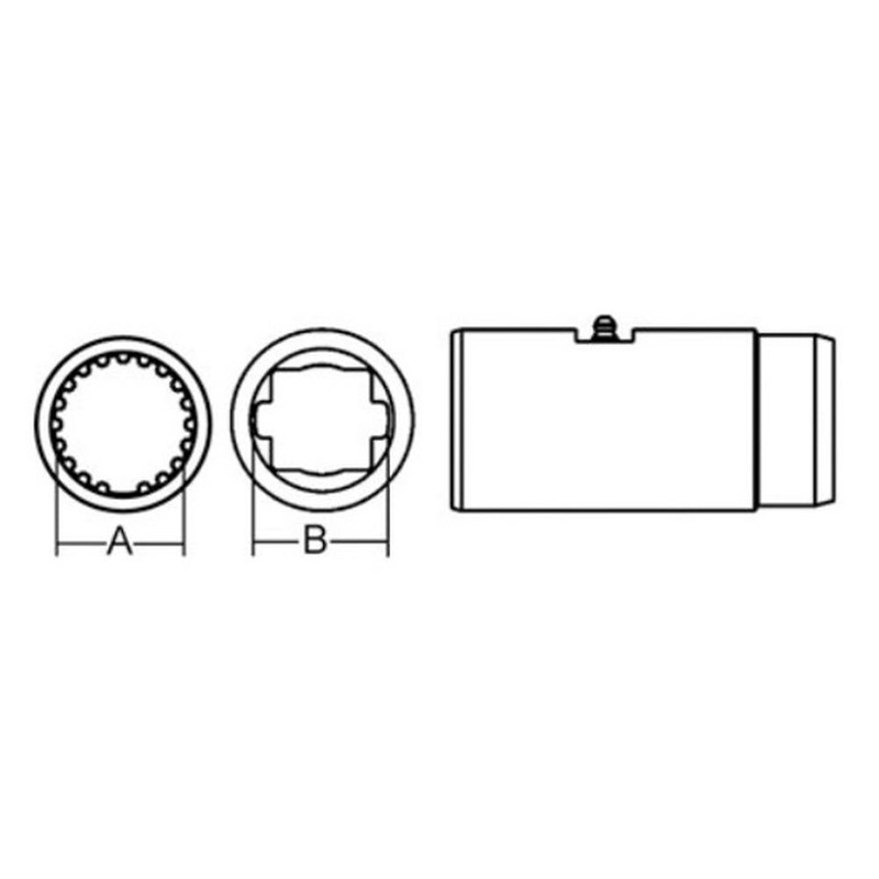 1-11/16" Slip Sleeve with Grease Groove Fits John Deere Replaces PM505-3500