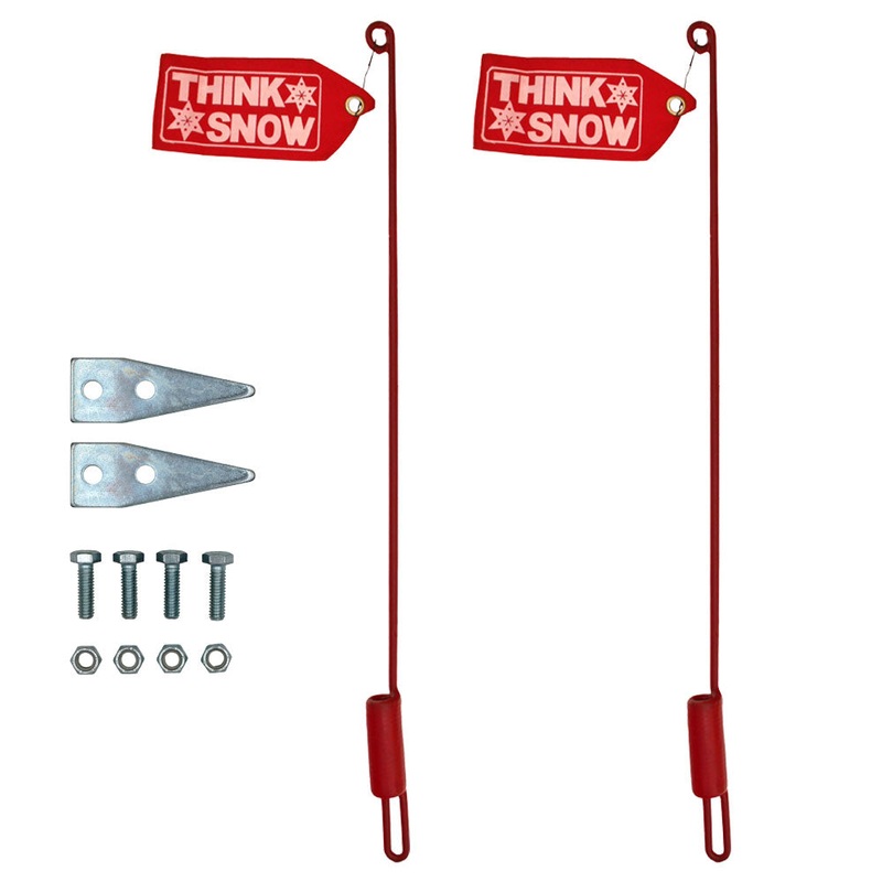 1308210 Pair of 27" Blade Marker Sticks w/ Flags Fits Universal Products