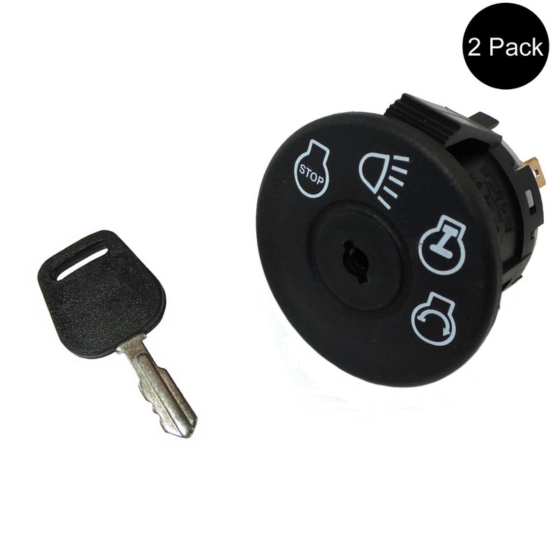 Qty 2: Ignition Switch w/ Key Fits Cub Cadet Replaces 725-1741