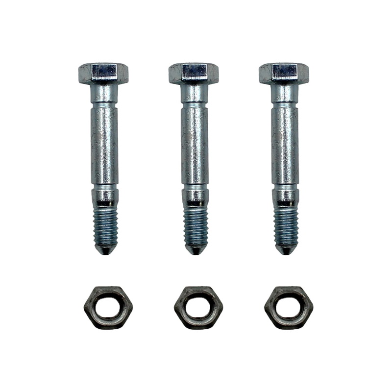 Qty 3: 2-1/8" x 5/16" Shear Pin with Nut Fits Snapper Replaces 13865
