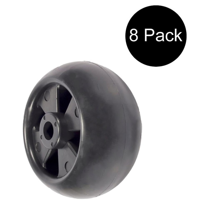 Qty 8: Deck Wheel w/o Hardware Fits John Deere Replaces AM116299