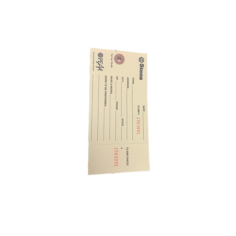 Service Repair Tag Fits Universal Products Replaces 7-09400