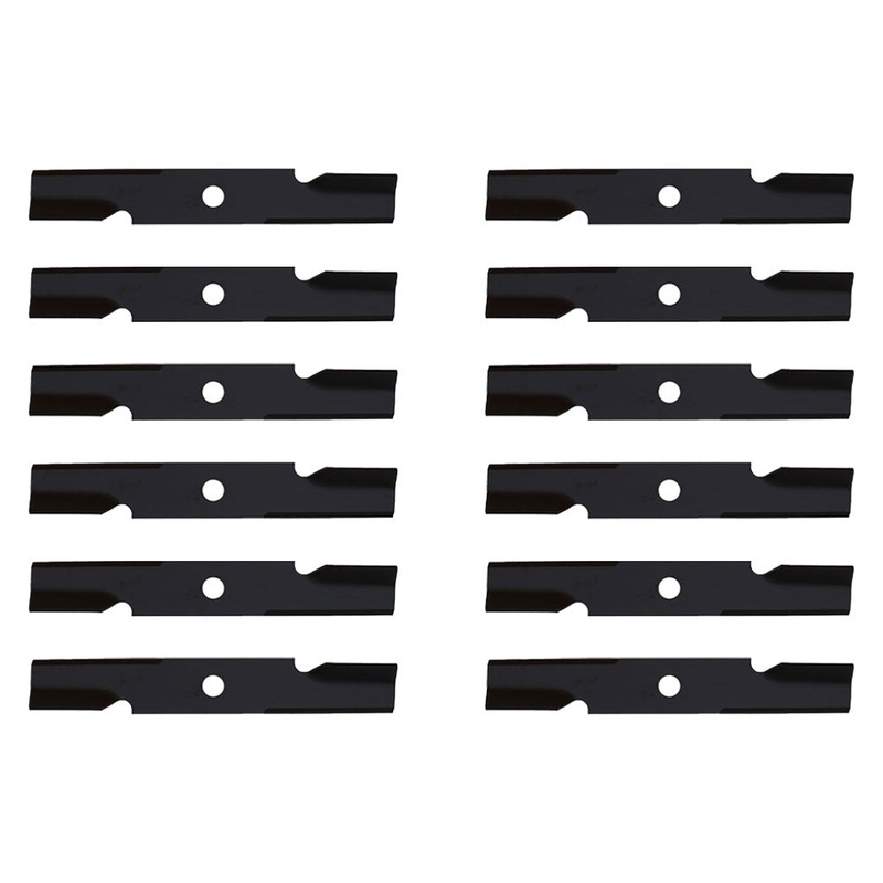 12 High Lift Mower Blades Fits Exmark Zero Turn Mower 48" Deck Repl. 103-6401-S