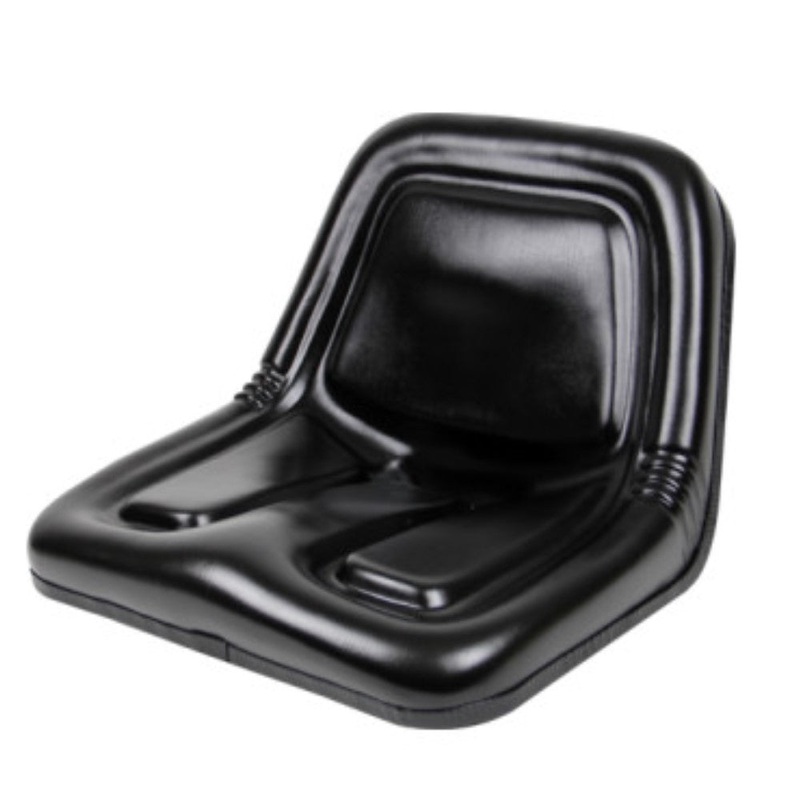 Black Deluxe High-Back Steel Pan Seat Fits Universal Products Replaces 135001BK