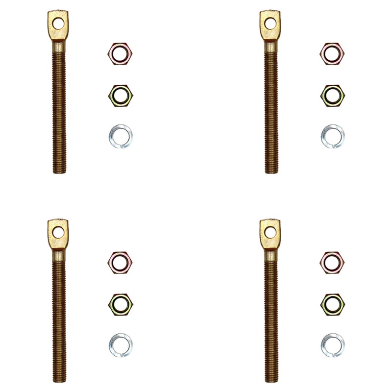 Qty 4: Snow Plow Eyebolt w/ Nuts Fits Northman Replaces 09124