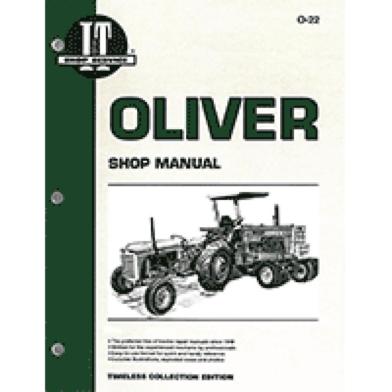 Shop Manual Fits Oliver Replaces O-22