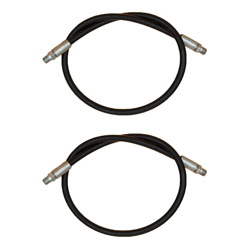 Qty 2: High-Pressure Hydraulic Hoses Fits Western Replaces 1304225