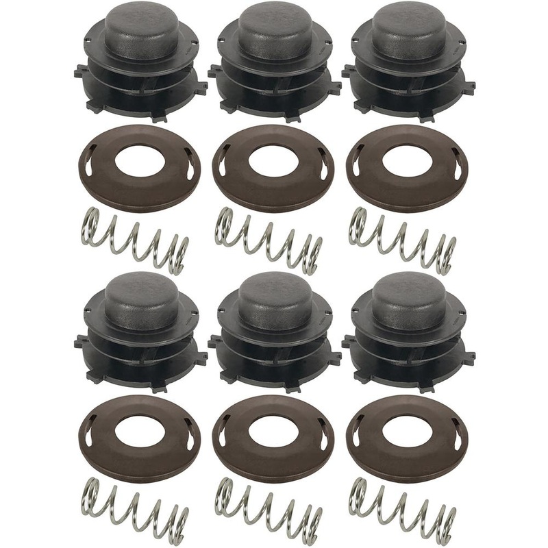 Qty 6: Trimmer Head Spool, Cover & Spring Fits Stihl Replaces 0000-997 1501