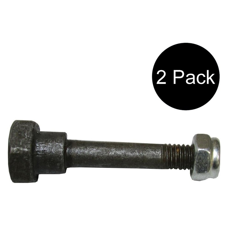 Qty 2: Shear Pin with Nut, 2" x 1/4" Fits MTD Replaces 90114-SA0-000