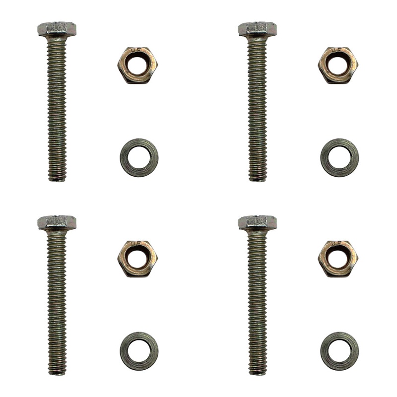 Qty 4: Shear Pin with Nut & Spacer Fits John Deere Replaces STW60-0017_x4
