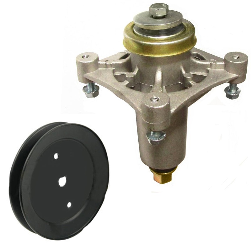 Mower Deck Spindle with Pulley Fits AYP Replaces 187292
