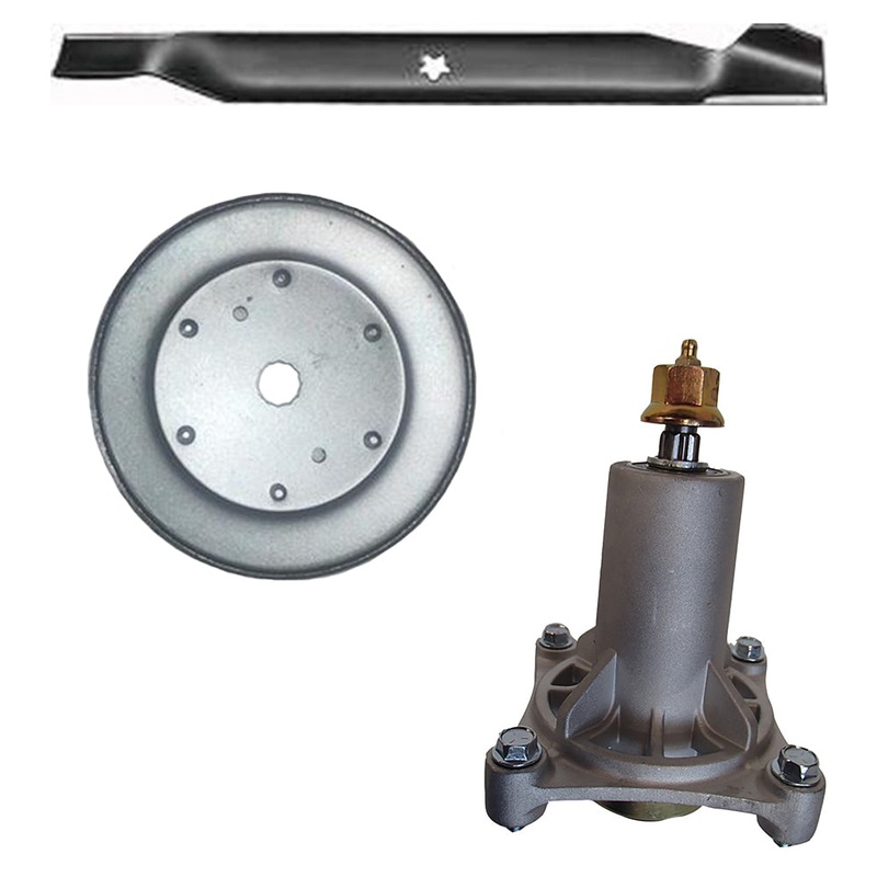 Spindle, Blade, & Pulley Fits Ariens Replaces 21546095