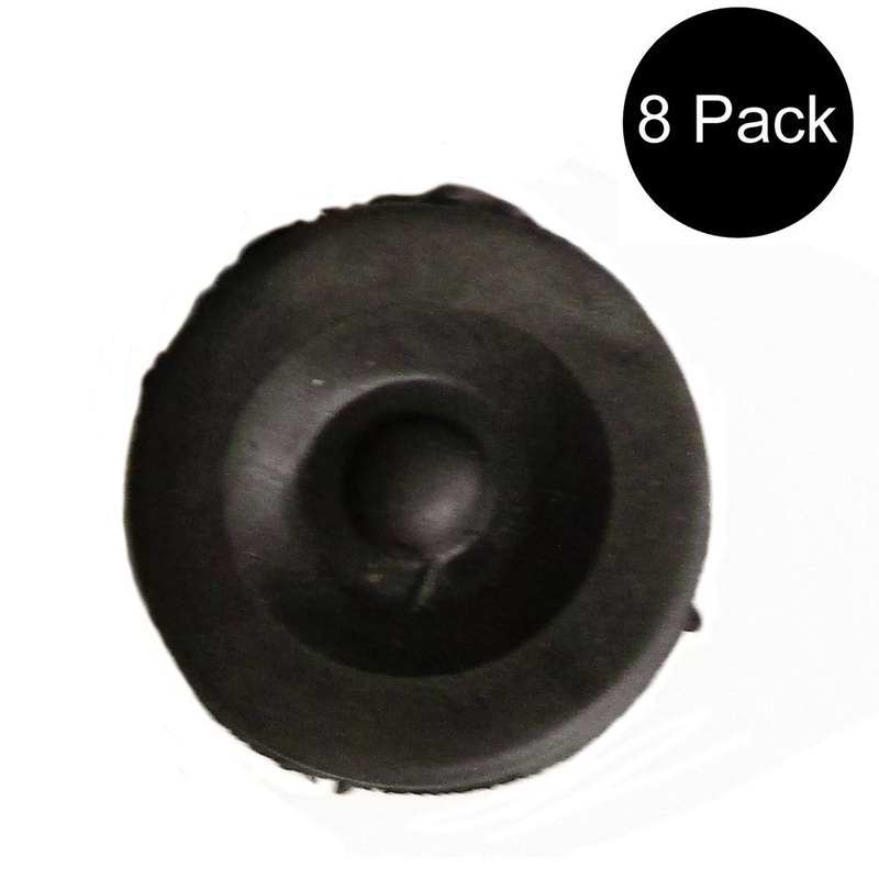 Qty 8: Rubber Grease Plug Fits Dexter Replaces 28-1