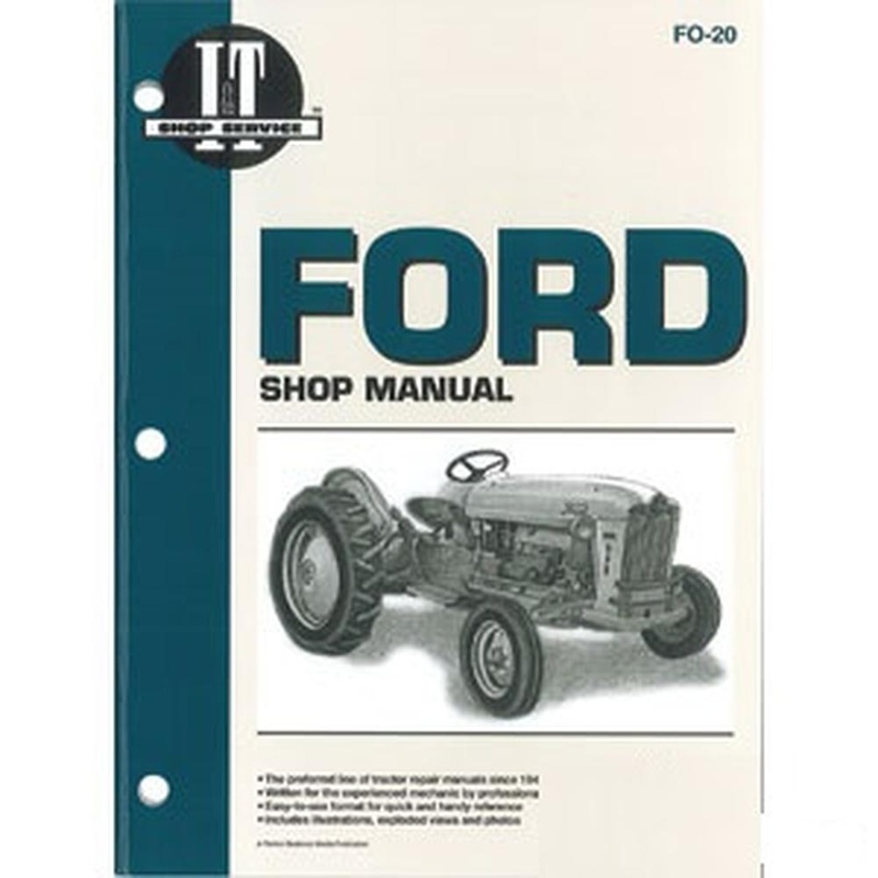 Shop Manual Fits Ford/New Holland Replaces 595-FO20