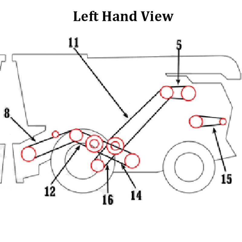 Main Drive Belt Fits Allis Chalmers Replaces 71139960