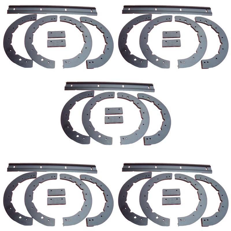Qty 5: Snow Blower Paddle Set (6 pcs) w/ Scraper Bar Fits MTD Replaces 15687
