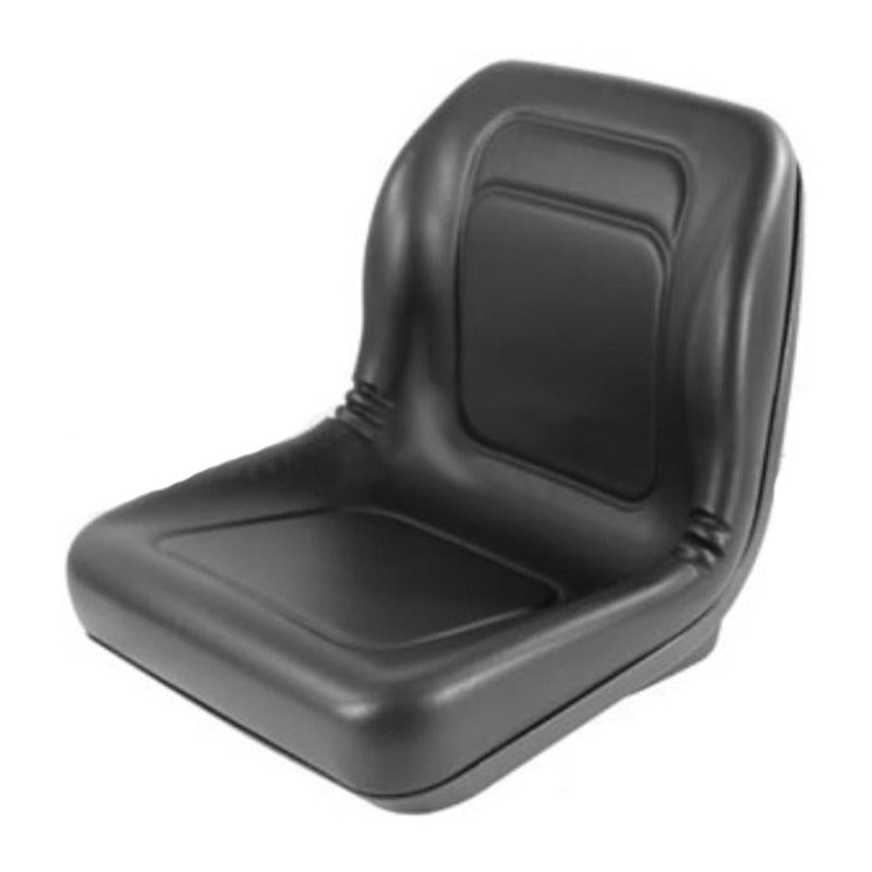 18" Black Vinyl Seat Fits John Deere Replaces AM126149