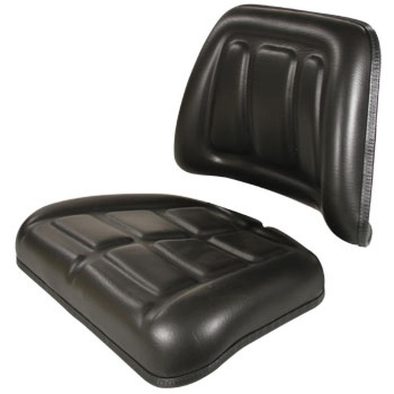 Black Seat Cushion Set Fits John Deere Replaces TBR01BL