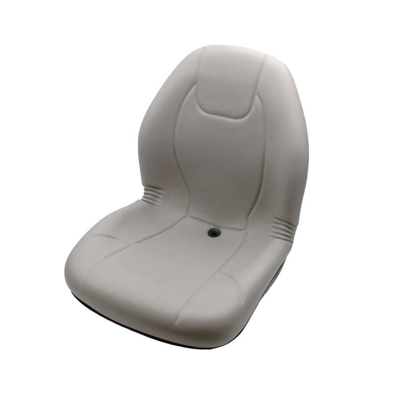 Gray Vinyl Ultra High Back Seat Fits Bobcat Replaces 463