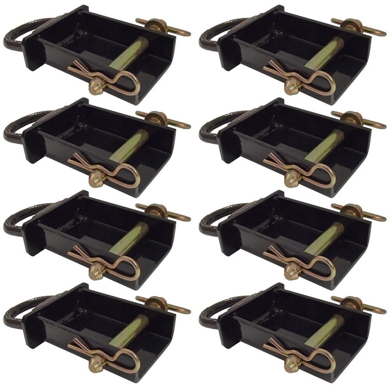 Qty 8: Removable Stake Pocket D-Ring Fits Universal Products Replaces PK-SPTD