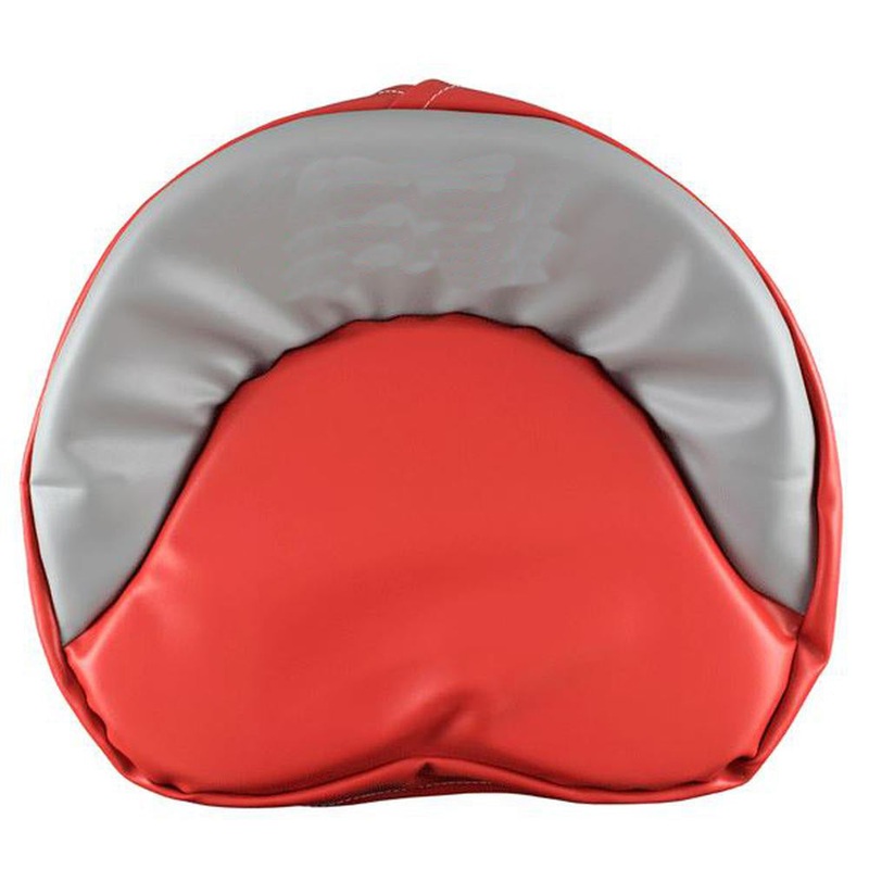 19" Grey & Red Seat Cover w/ Logo Fits Ford/New Holland Replaces R4536