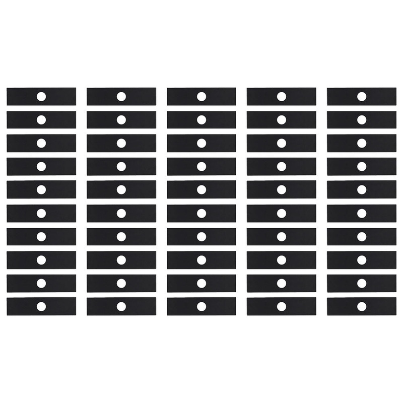 Qty 50: 8" x 2" x 0.125" x 1" Edger Blade Fits Stihl Replaces 4133 713 4101