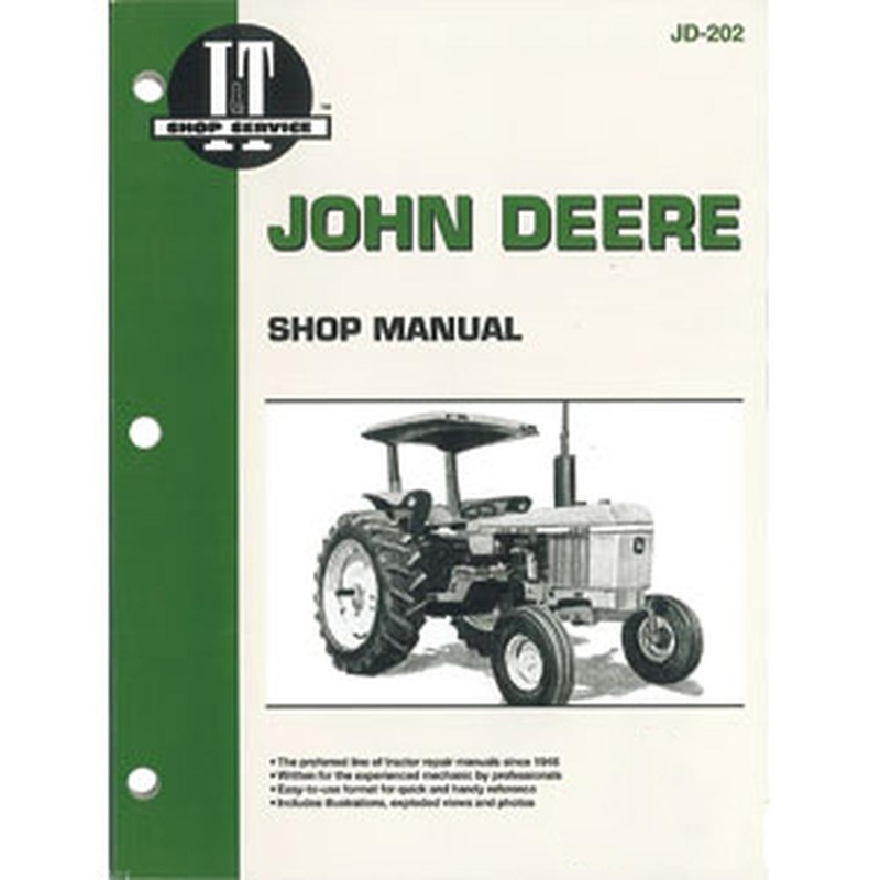 Shop Manual Fits John Deere Replaces JD-202
