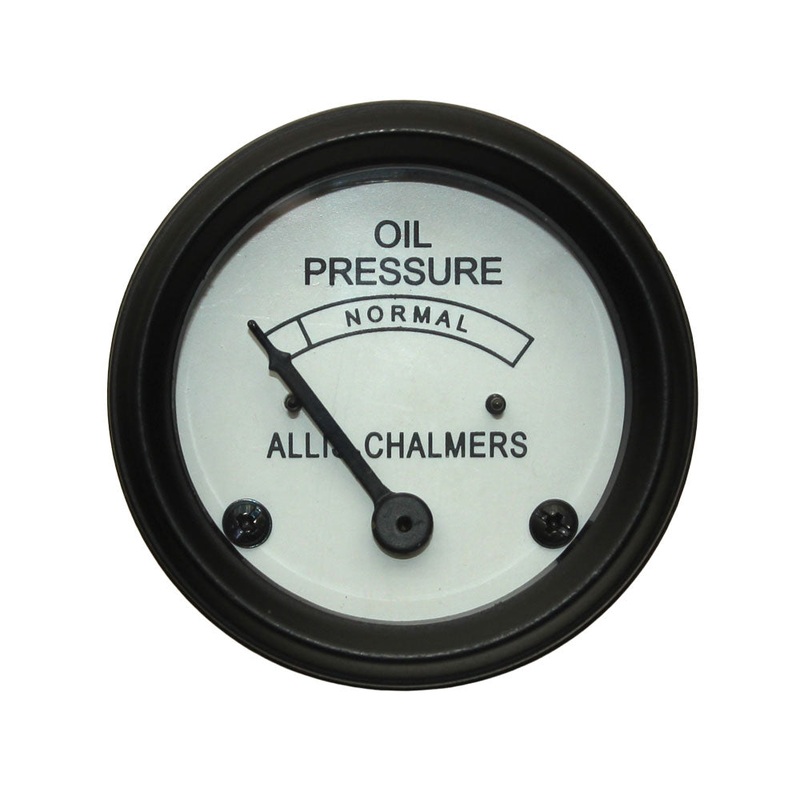 Black Bezel Oil Pressure Gauge Fits Allis Chalmers Replaces 70207834V