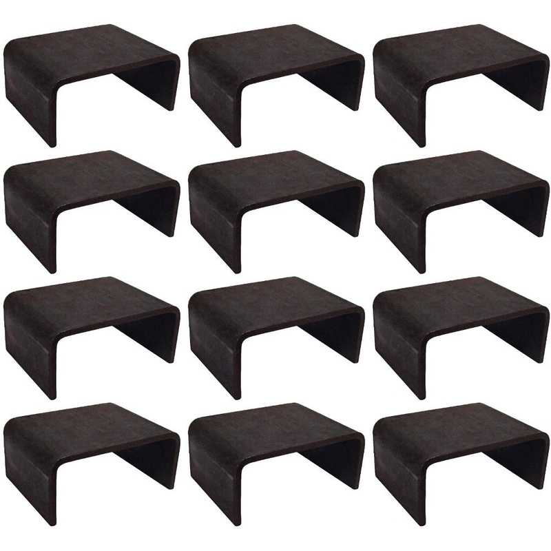 Qty 12: Weld-on 6 gauge Stake Pocket Fits Universal Products Replaces 1000103