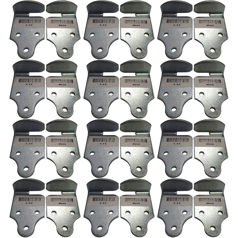 383CB Qty 12:  RH &  LH Latch Rack Corner Bracket Set Fits Universal Products