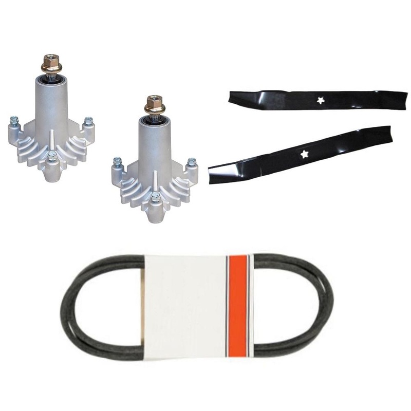 Blades, Spindles & Deck Belt Kit Fits CRAFTSMAN Replaces 134149