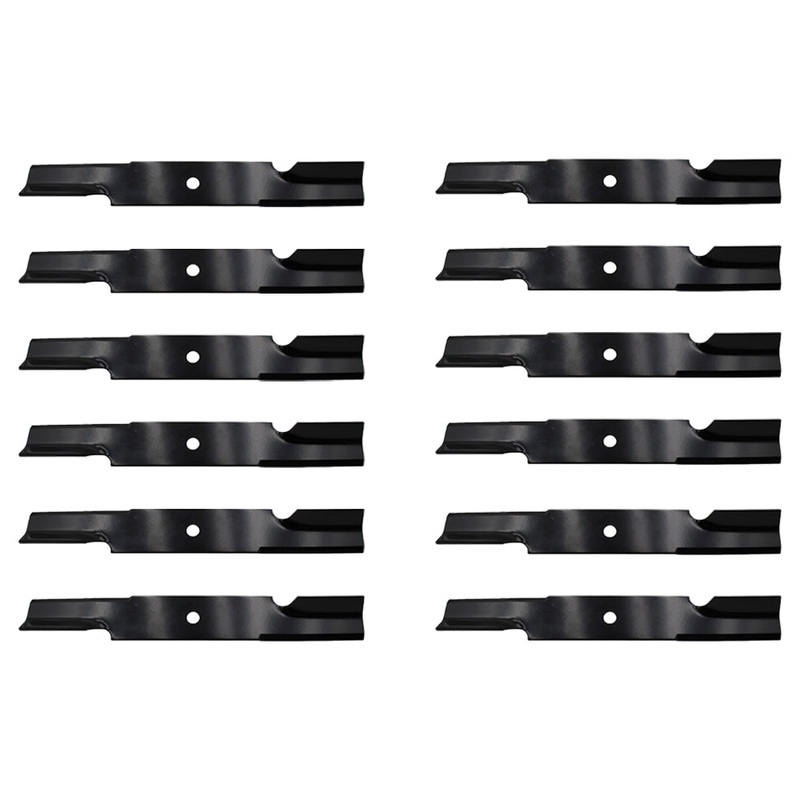 Qty 12: Notched Air-Lift Blade Fits Snapper Replaces 1-7037