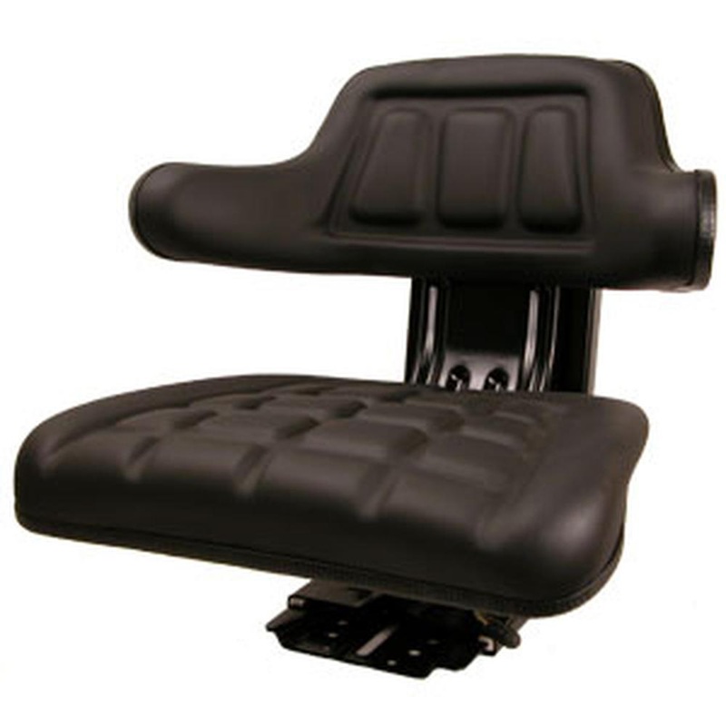 Black Wrap Around Seat with Arms Fits John Deere Replaces TY24764